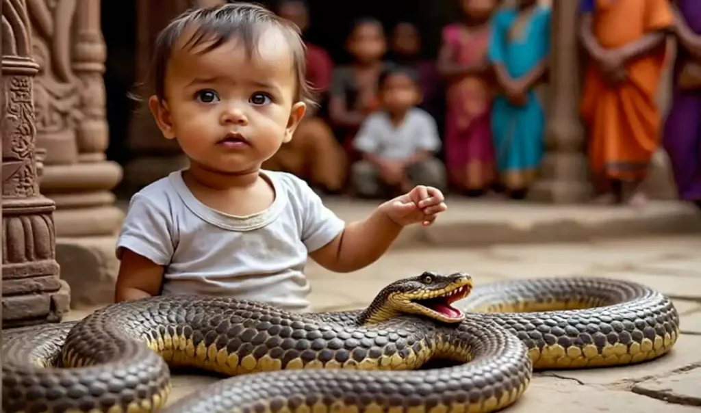 एक साल के बच्चे ने कोबरा को मुंह से काटा, अगले ही पल जो हुआ उसे देखकर सबके उड़ गए होश एक साल के बच्चे ने कोबरा को मुंह से काटा, अगले ही पल जो हुआ उसे देखकर सबके उड़ गए होश