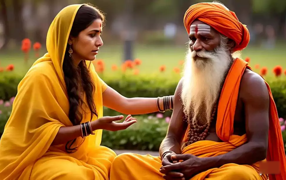 साधू के पास पहुंची महिला, उदास देख बाबा बोला- ‘गेट बंद करके पास आओ…’ , अंदर जो हुआ अब खुला राज