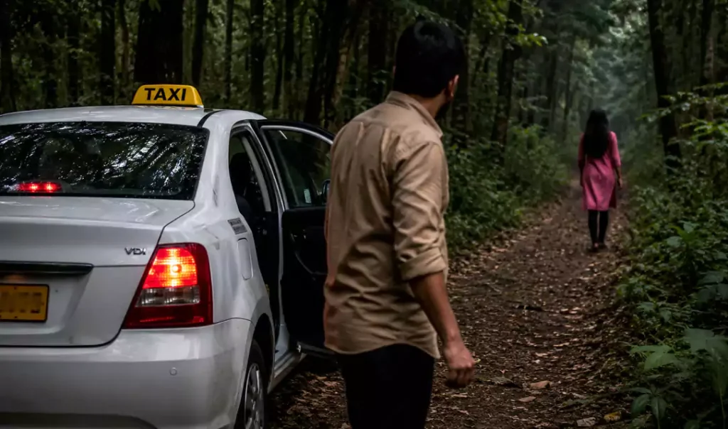 लड़की ने अचानक रुकवाई टैक्सी और चली गई जंगल में, पीछे से पहुंचा ड्राइवर तो नजारा देख रह गया सन्न