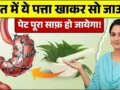 ये 4 पत्ते रात में खाइए, सुबह तक आपका पेट, लिवर और आंतें हो जाएंगी एकदम क्लीन