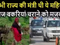 कभी लाल बत्ती वाली गाड़ी में चला करती थीं ये महिला, आज बकरी चराकर कर रही है अपना गुजारा​